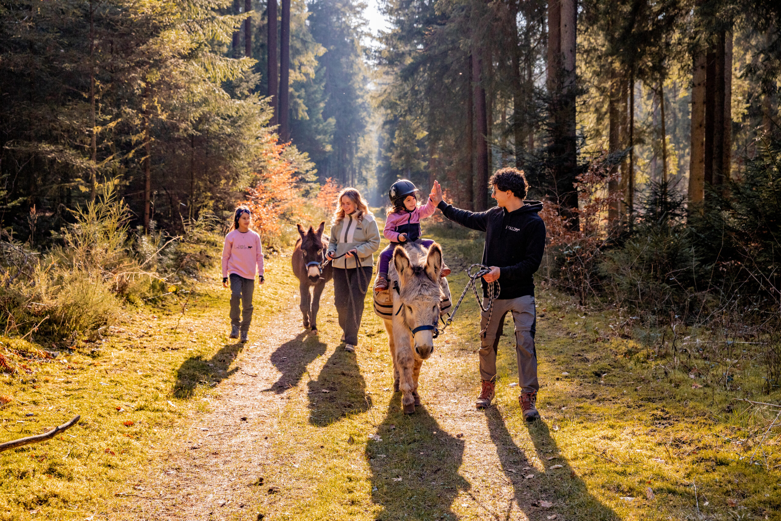 Familien Eselwanderung